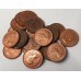 CANADA 1950 - 1959 . ONE 1 CENT COINS . MOSTLY IN UNCIRCULATED